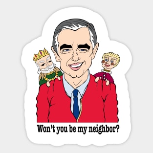 CLASSIC CHILDREN'S TV HOST Sticker